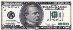 1000 Dollar Bill